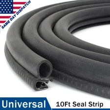10ft Weatherstrip Car Door Edge EPDM Seal Strip Trim Sealing Noise Insulation US