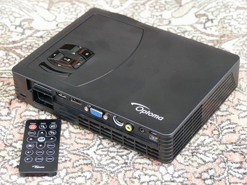 Optoma ML500 LED DLP Projector (6 lamp hours) case remote small compact portable - Picture 2 of 13