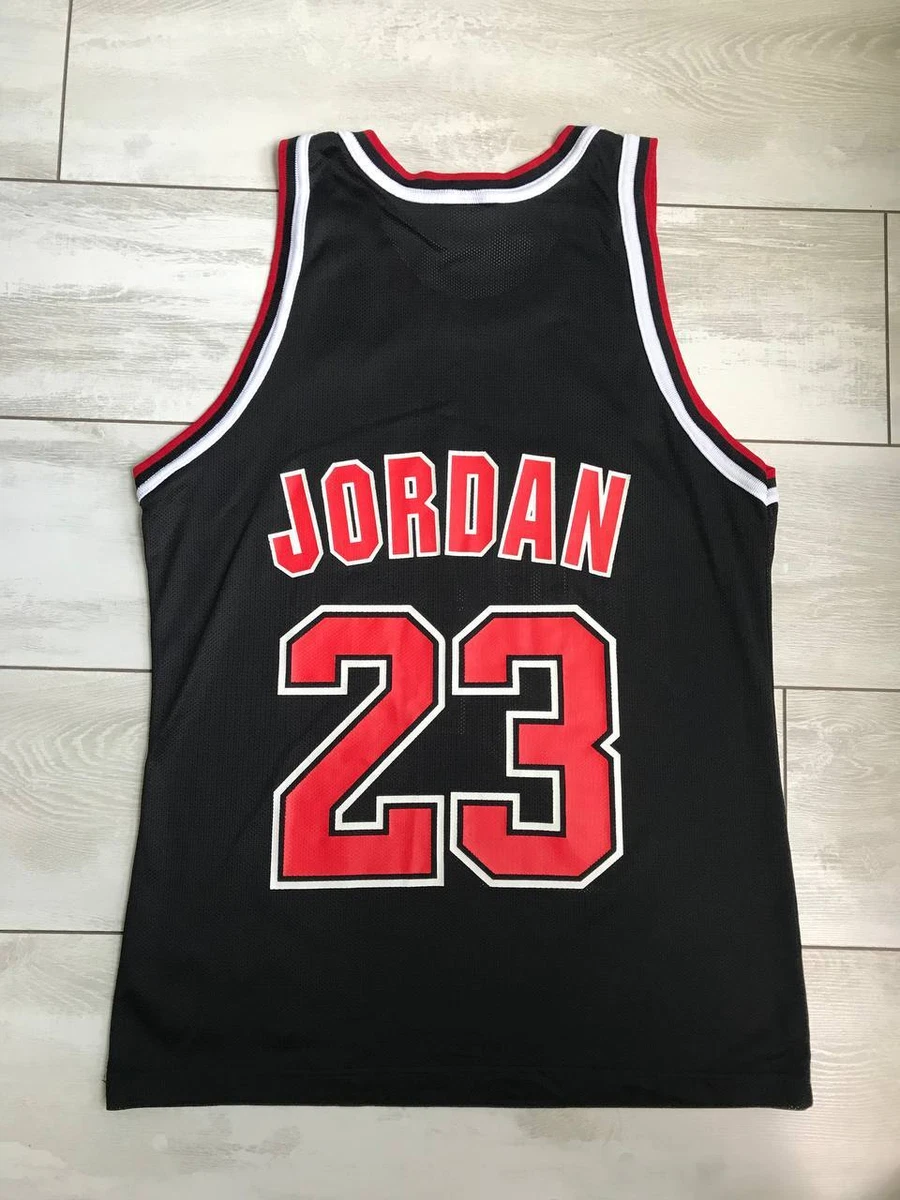 MICHAEL JORDAN CHICAGO BULLS VINTAGE 1990'S CHAMPION REVERSIBLE JERSEY ADULT 40