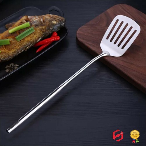 Edelstahl Küche Schlitzwender Spatel Küche Kochwerkzeug Utensil Neu - Bild 3 von 8
