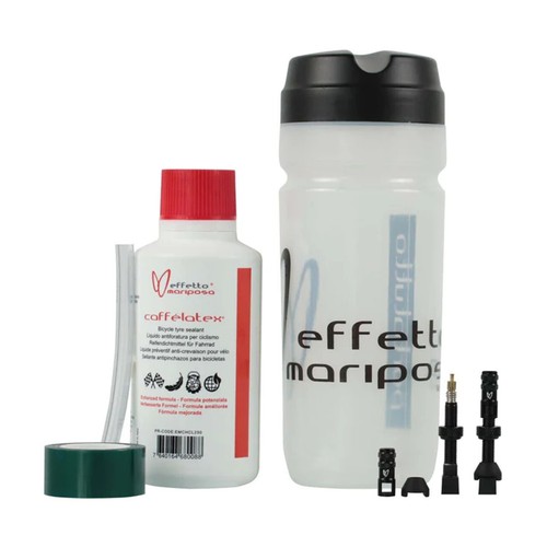 Kit sin tubo Efecto Caffelatex todos los tamaños con sellador/cinta/válvulas MTB ROAD CX - Imagen 6 de 8