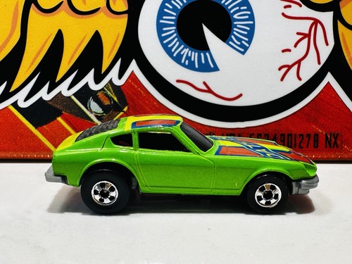 Hot Wheels Blackwall Speed Machines Green Datsun Z Whiz Dark Orange Tampo - Picture 8 of 13