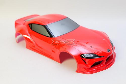 Yokomo 1/10 RC Car Body TOYOTA SUPRA GR Finished -RED- - Picture 5 of 5
