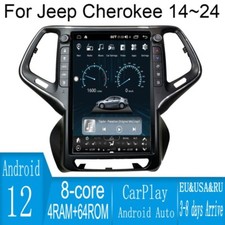 13.6" Android Navigation Car Gps Stereo Radio Wifi For Jeep Cherokee 2014-2024