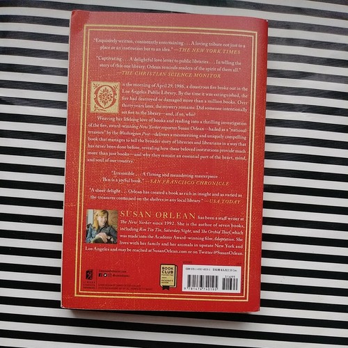 The Library Book by Susan Orlean 2019, Trade Paperback - 第 11/12 張圖片