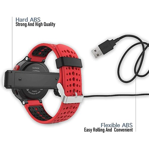 Garmin Forerunner 220 USB Ladekable Ladegerät Dock Adapter Kable Clip - Bild 4 von 10