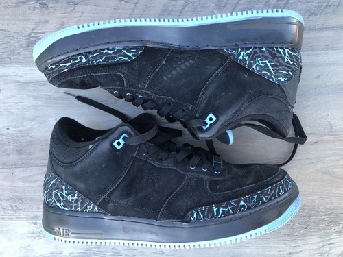 AIR JORDAN FUSION AF 1 LOW AJF 3 NEW SZ 12 BLACK UNIVERSITY BLUE 323626 041 - Picture 2 of 9