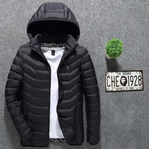 2024 Men Heated Jackets Outdoor Coat USB Electric Battery Long Sleeves Heating - Picture 12 of 14