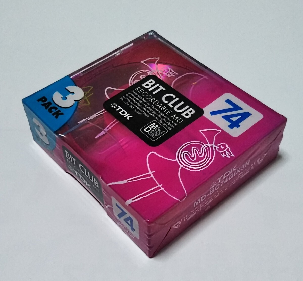 Mini Disc MD TDK Bit Club 74 3sheets Music Japan for sale
