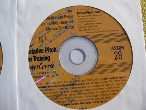 Level 4 The Relative Pitch Ear Training SuperCourse 8 audio CD David Lucas Burge - Picture 6 of 11
