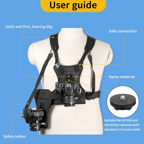 Sevenoak Multi Carrying Chest Vest With Side Holster for Photographer SK-MSP01 - Picture 7 of 9