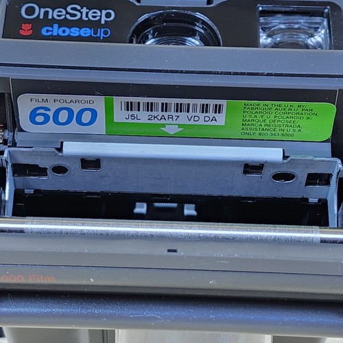 Vintage Polaroid One Step Close Up 600 Instant Film Flash Instant Camera W Strap - Bild 4 von 10