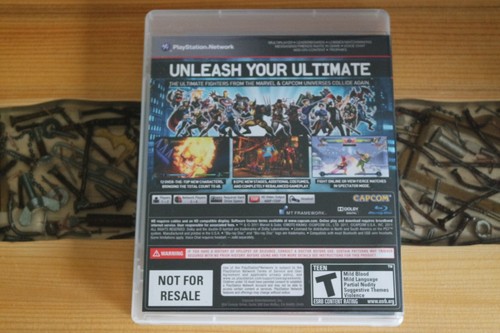 ULTIMATE MARVEL VS CAPCOM 3 PS3 GAME Playstation 3 US VERSION WORKS ON PAL - Picture 2 of 3