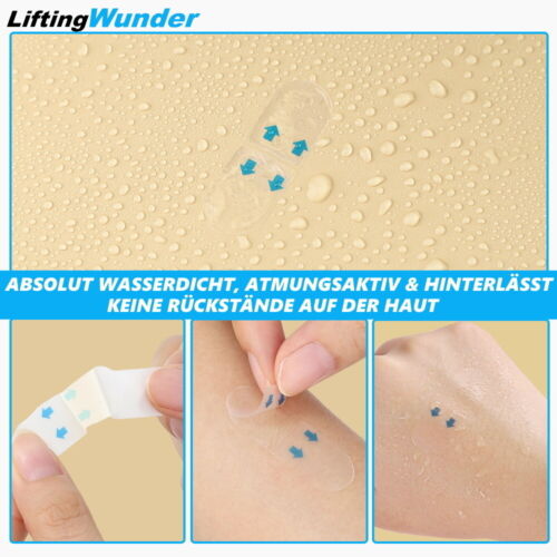 Pegatina facial invisible lifting facial LiftingWunder 60 uds - Imagen 5 de 6