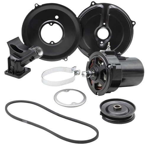 Vw Bug Black Alternator Kit 12 Volt 55 Amp For Air-Cooled Volkswagen. Empi 9486 - Picture 1 of 3