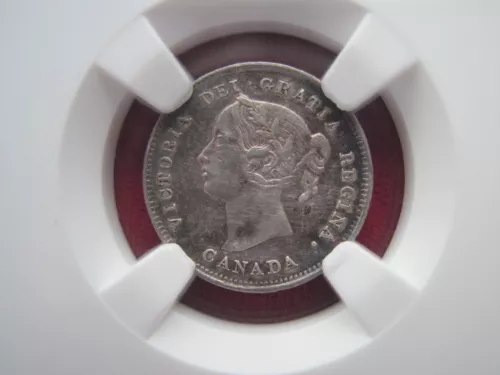 Canada, 1898 Five Cent Silver NGC XF Details
