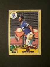 1987 Topps Baseball #170 BO JACKSON (Kansas City Royals) RC - NICE! WOW! L@@K!