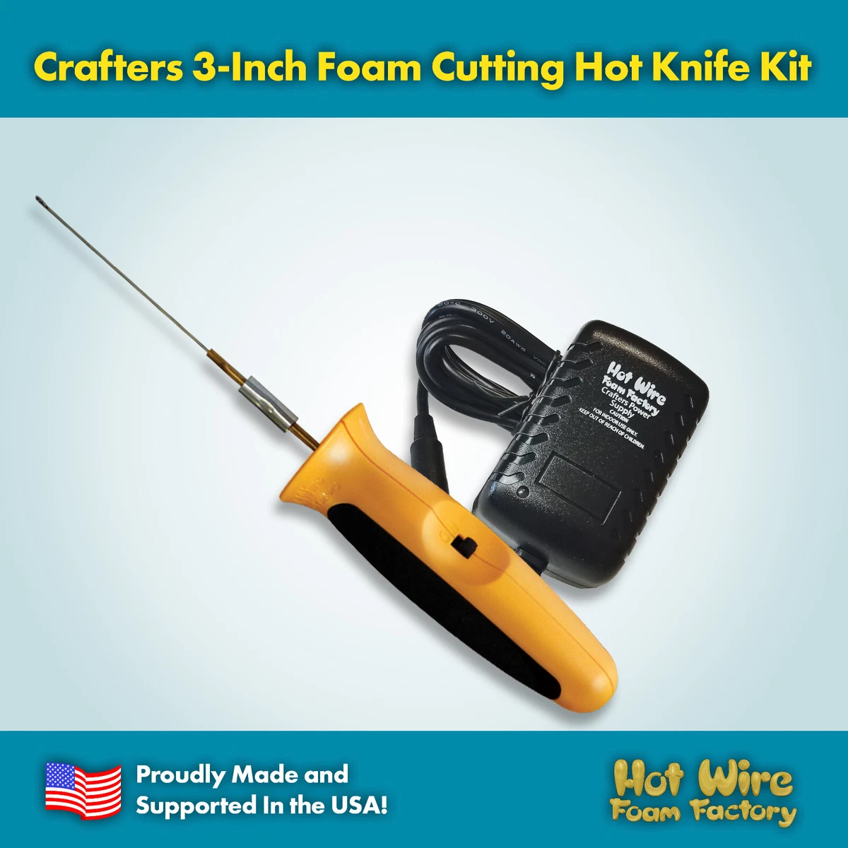 Hot Wire Foam Factory Hot Knife Foam Cutter (3-Inch Blade) #K11SB