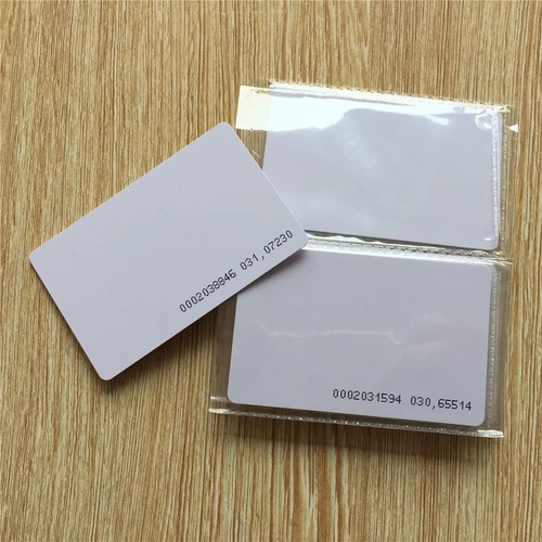 RFID 125KHz PVC Näherung Türsteuerung Eingang Zugang EM4100 Karte - 0,88 mm - 100 Stück - Bild 3 von 5