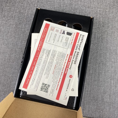 Motorola Arris SURFboard Modem & WiFi Router SBG6580 N300 Dual Band - Picture 3 of 5