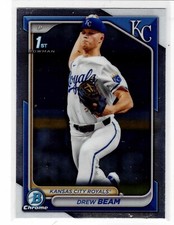 Drew Beam Kansas City Royals 2024 Bowman Chrome Draft 1st Bowman ***