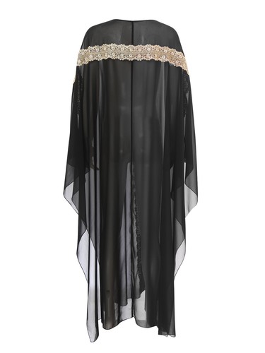 Damen Robe Muslim Kaftan Elegant Kleid Chiffon Cosplay Lang Kostüm Pullover - Bild 56 von 100