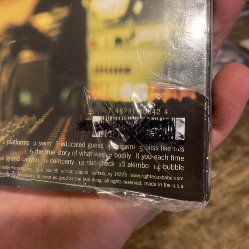 Ani Difranco Educated Guess BRAND NEW Sealed UPC has line 1726 - Picture 3 of 8