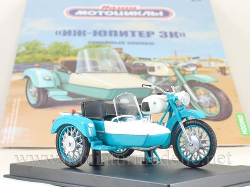 1:24 Izh Jupiter 2K 3K motorcycle sidecar Russian Modimio 11 51 GDR Motorcycle - Picture 5 of 7