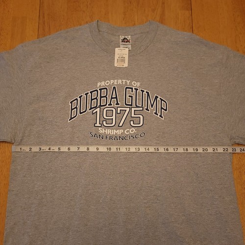 Bubba Gump Shrimp T-Shirt Mens XL Short Sleeve San Francisco Oxford Gray NEW - Bild 10 von 13