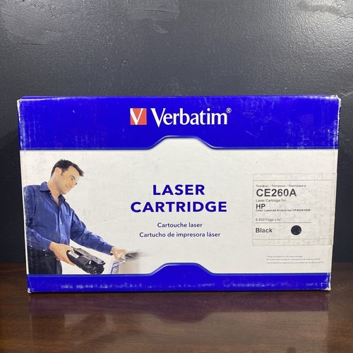 Verbatim (CE260A) schwarze Tonerkassette für Laser Jet 8.500 Seiten Lebensdauer - Bild 1 von 3