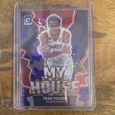 TRAE YOUNG 2022-23 Optic My House Purple PRIZM Refractor Card #7 Hawks NBA -K148