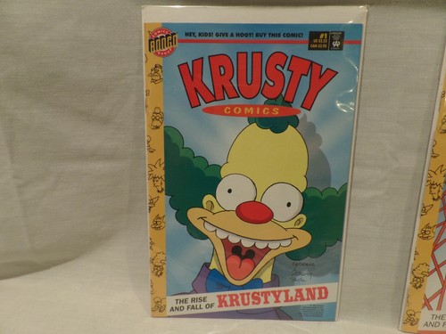 SIMPSONS COMICS 1995 "KRUSTY" #1,2 & 3 KRUSTYLAND SAGA-BUNDLE OF THREE - Picture 2 of 10