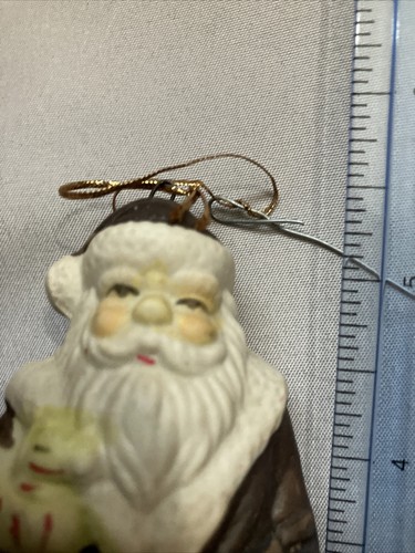 Handcrafted Ceramic Dated Santa Decoration 1937 USA Figurine 5" Limited Ed - Picture 12 of 24