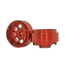 Staffs STAFFS167 Classic Deep Dish Aluminum Wheel Orange 15.8x8.5mm x2