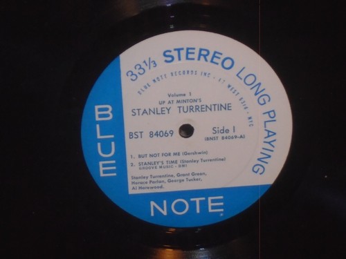 Stanley Turrentine Up at Minton's Blue Note 4069 47W63rd RVG ear Horace Parlan - Picture 3 of 4