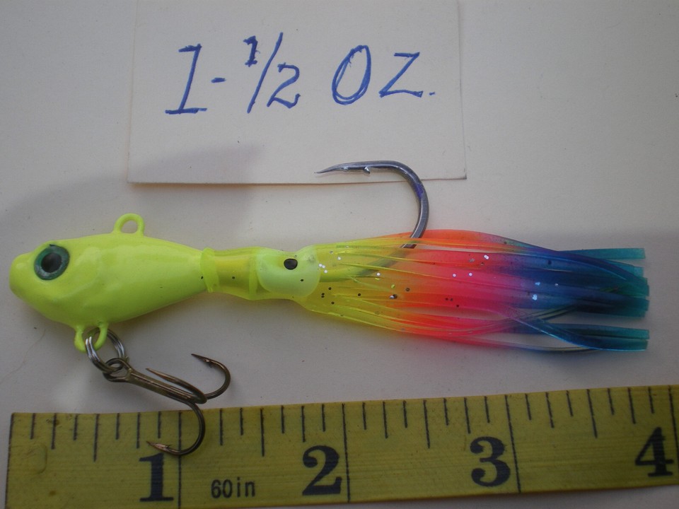 Lot De 15 Leurres Ultra Minnow Bucktail 3/4 Oz - Hameçon Robuste, Multicolore