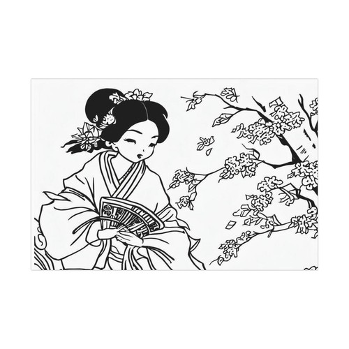 The Bloom of Youth Ukiyo-e-Stil Geschenkverpackungspapier - Bild 2 von 12