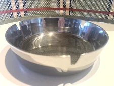 ASHTRAY MADE BY McDonald DESIGN  Buffalo New York 5 " Chrome Metal MCM VINATAGE