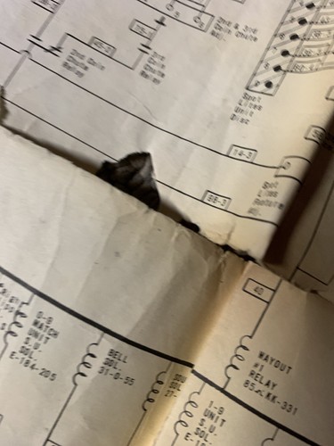 original Damaged Mini Zag Schematics Only Bally Arcade  game manual - Picture 3 of 4