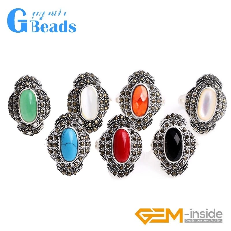 Joyería de Moda Plata Tibetana Shell Marcasita