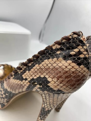 Ted Baker Snake Print Platform Court Heels. Peep-toe. Uk3 Eu36 - Picture 11 of 20