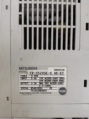 Mitsubishi S500 inverter fr-s520se-0.4k-se | eBay Mitsubishi S500 inverter fr-s520se-0.4k-se | eBay