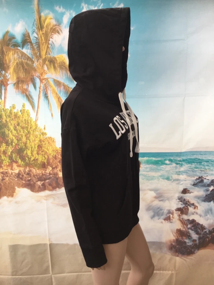 Soulcal & Co California logo black hooded sweat top UK 16 NWT defects - Image 4 of 4