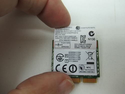 CARTE WIFI WIFI ANATEL AR5B22 Mini PCI-E802.11N Bluetooth 4.0 2.4 & 5Ghz A - Photo 3/4