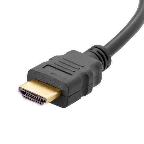 HDMI Stecker > VGA Stecker Kabel FullHD 1080p PC Monitor Adapter Vergoldet 1,8m - Bild 4 von 13