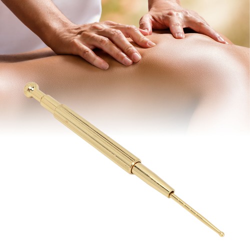 Facial Reflexology Massage Tool Copper Spring Loaded Ear Probe For Effective Poi - Picture 7 of 22