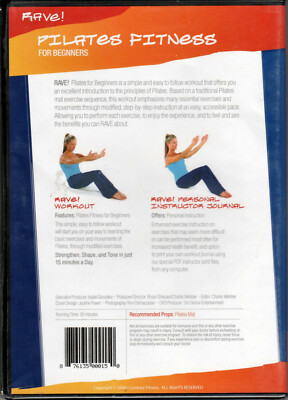 PILATES FITNESS Video for BEGINNERS on a DVD of Abs CORE Workout