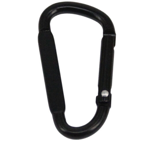 10PCS Heavy Duty Carabiner Clip Hook D-Ring Screw Lock Outdoor Buckle