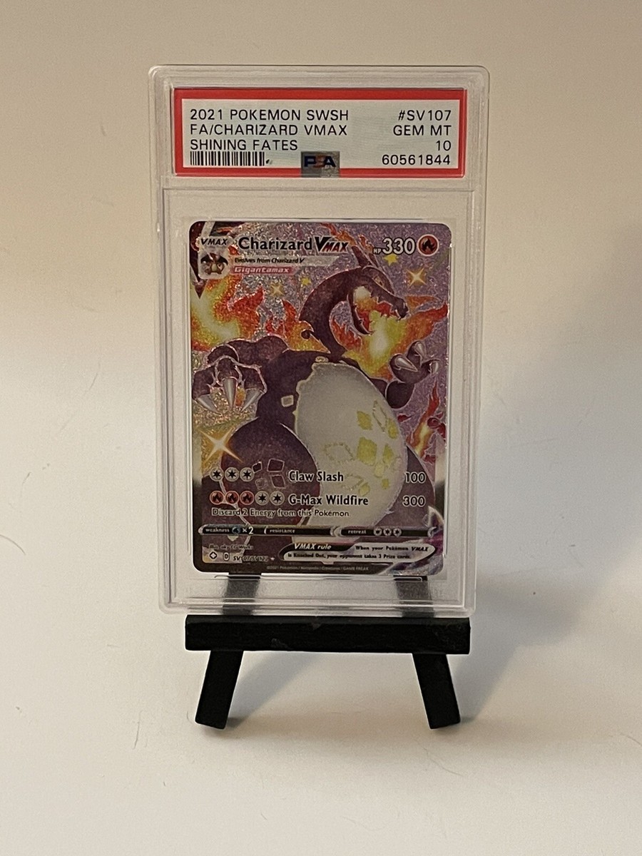 2021 Pokemon Shining Fates Full Art Charizard VMAX #SV107 2021 Pokemon Shining Fates Full Art Charizard VMAX #SV107