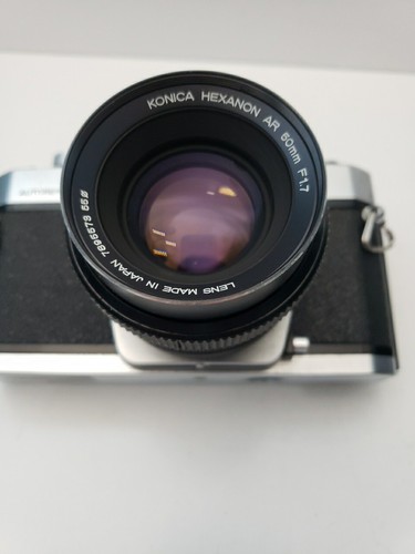 Cámara fotográfica Konica Autoreflex A3 con lente Hexanon AR 50 mm F1,7 SIN PROBAR - Imagen 10 de 17